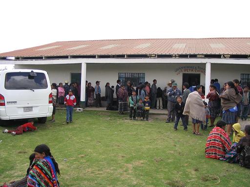 People waiting to be seen at clinic